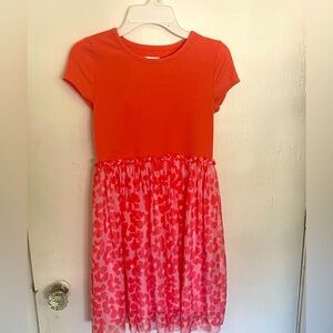 Tahari Girl Floral Chiffon Dress - Size 8 (NWOT) - with matching HAIR TIE